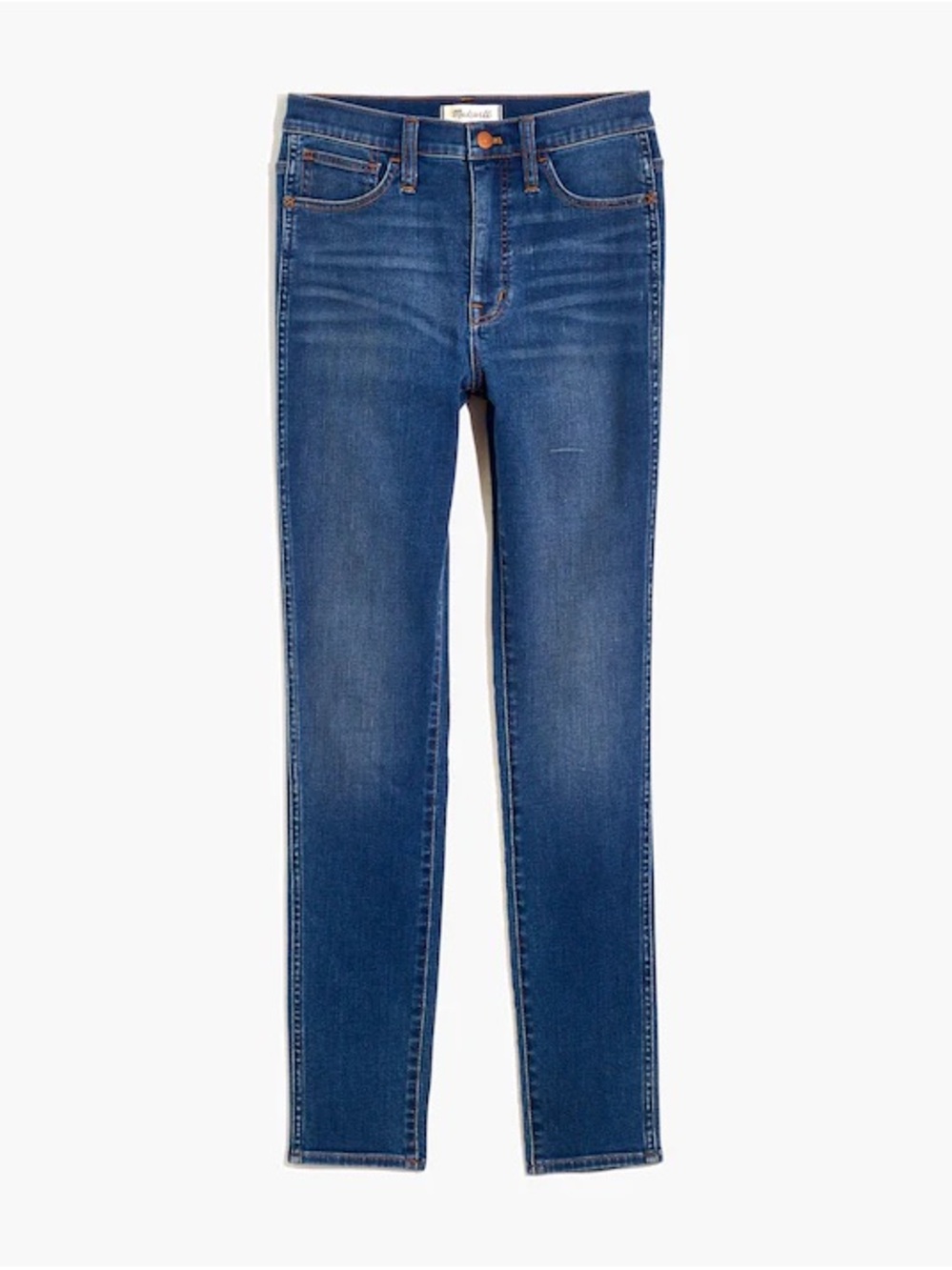 Madewell 10" High-Rise Roadtripper Supersoft Jeans in Playford Wash